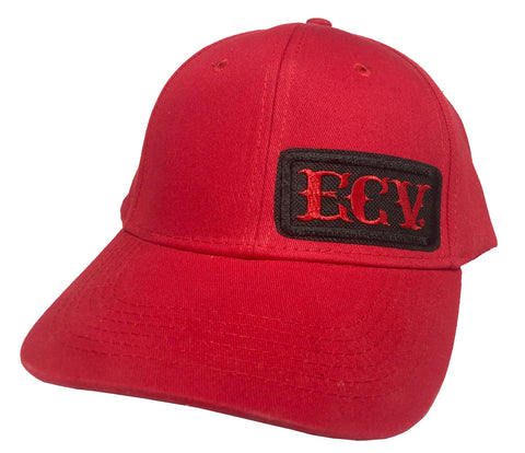 Red Cap with a ECV ® PATCH