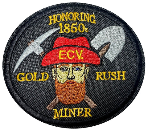 4 inch 1850s miner patch.