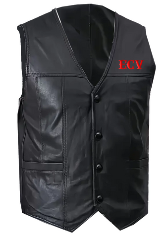 Solid XL  ECV leather vest