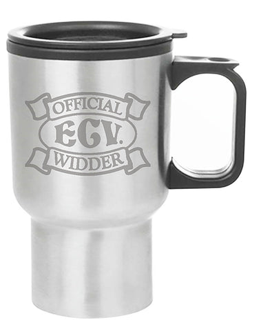 14 Ounce Stainless Steel Widder Travel Mug..